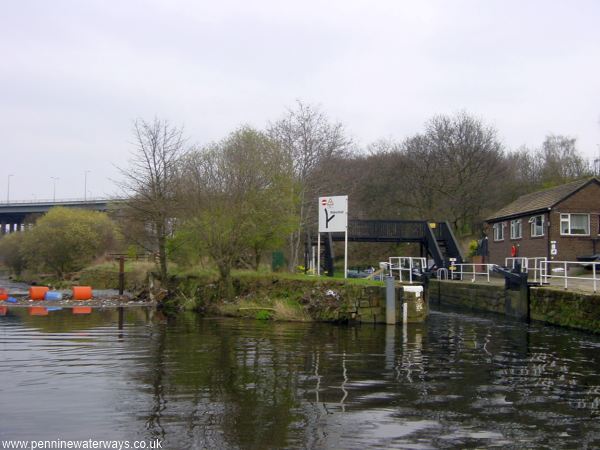 Anchor Pit Flood Lock, Calder and Hebble Navigation