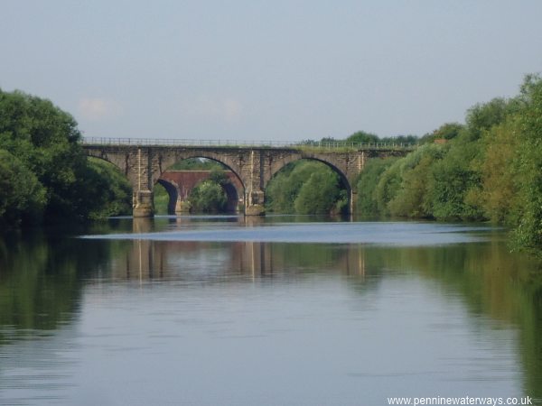 Railway Bridges near Methley, Aire and Calder Navigation