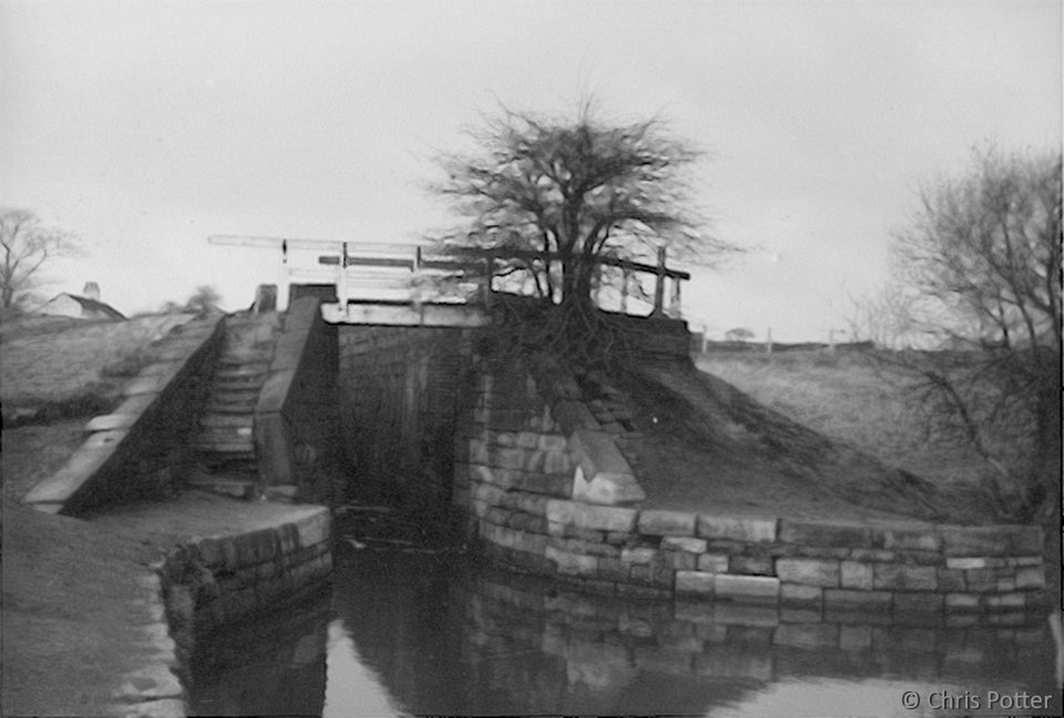 top lock at Waterhouses. photo: Chris K Potter Archive