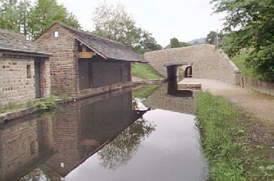 Wool Road Transhipment Shed, Huddersfield Narrow Canal, Dobcross, Saddleworth