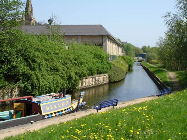 new channel near Longroyd Bridge