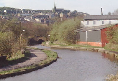  Roughtown from Huddersfield Narrow Canal, Mossley