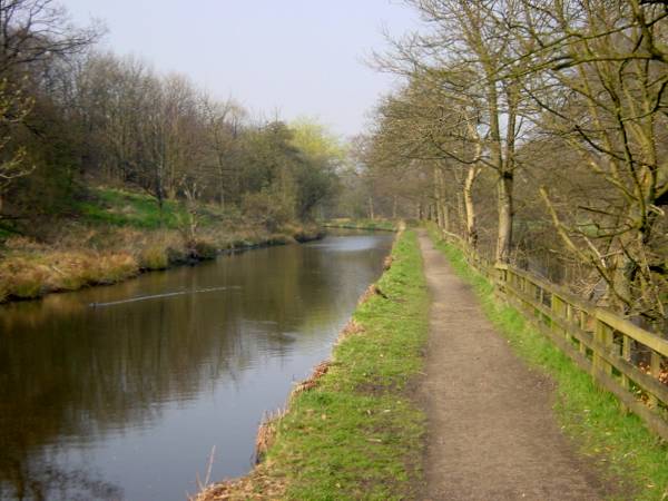 alongside the River Tame, Huddersfield Narrow Canal, Uppermill, Saddleworth