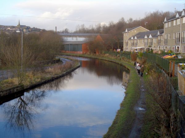  Roughtown from Huddersfield Narrow Canal, Mossley