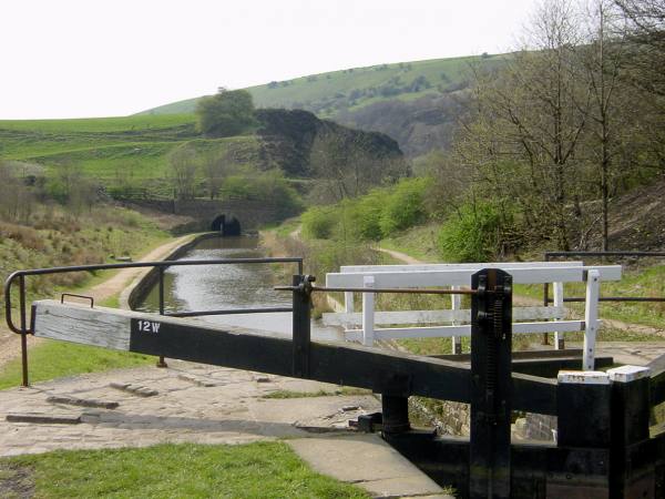 Scout Tunnel from Lock 12w, Huddersfield Narrow Canal between Mossley and Stalybridge