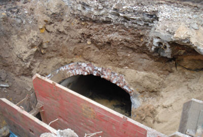 culvert at Pier Head, Liverpool