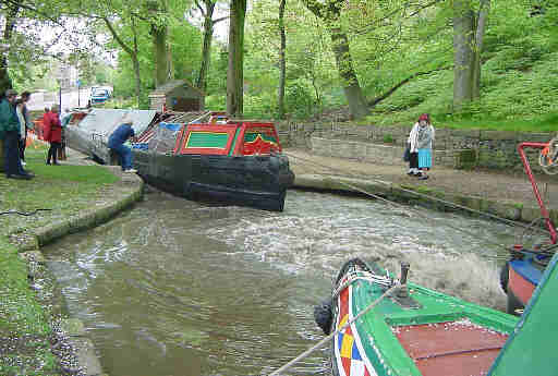 squeezing out of the lock