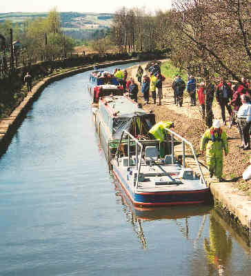 Preparations at Diggle Portal