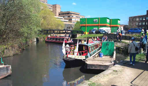 Boats below Lock 1E