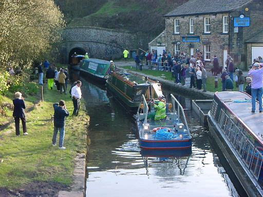 first boats through the tunnel first boats through the tunnel