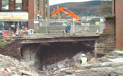 Looking towards Melbourne Street bridge, Stalybridge