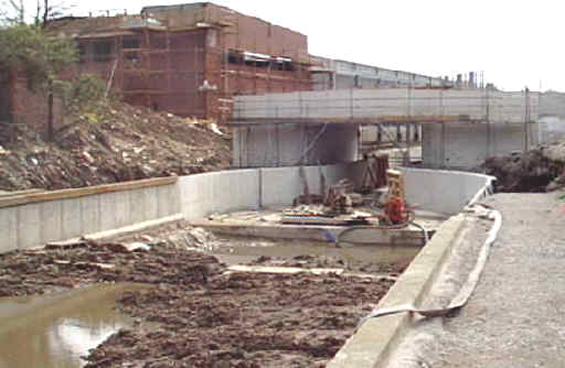 New channel between Mottram Road and TrinityStreet