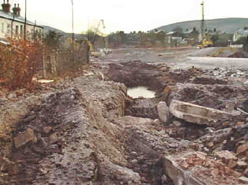 Looking east from Trinity Street