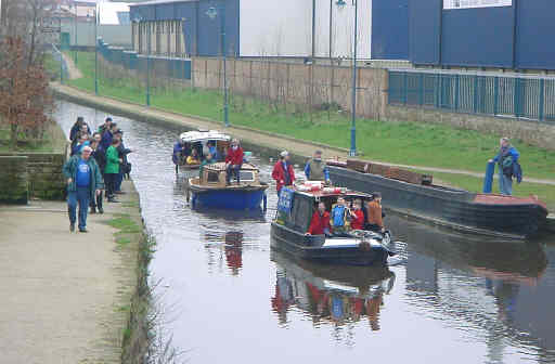 Approaching Staley Wharf