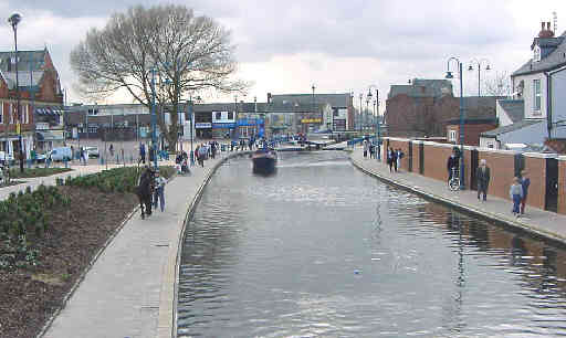 Looking back to Armentieres Square