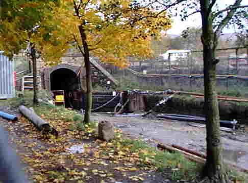 signs of work at Diggle