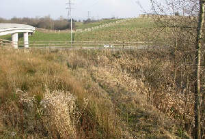 Motorway crossing and footbridge. Photo: Bob Gough