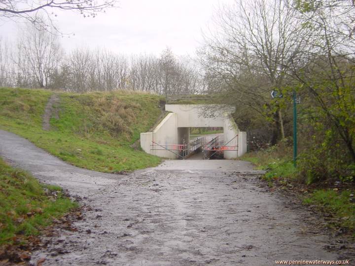 former railway bridge, Stockport Branch Canal