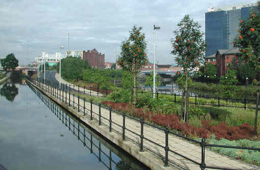 Looking west towards Trafford Park