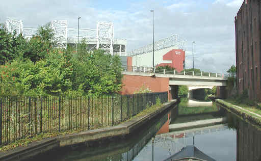 Manchester United's football stadium at Old Trafford