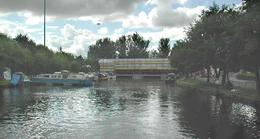 Runcorn terminal basin on the Bridgewater Canal