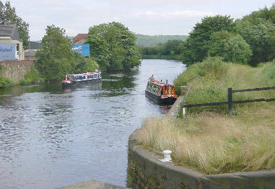 below Battyeford Lock, Calder and Hebble Navigation