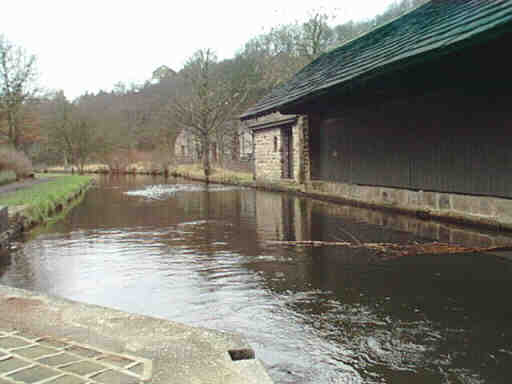 Transhipment warehouse at Dobcross