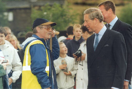 Prince Charles at Marsden. Photo: Mark Curry