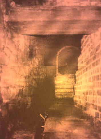 Side passage in Standedge tunnel. Photo used by permission of Ken Wright.