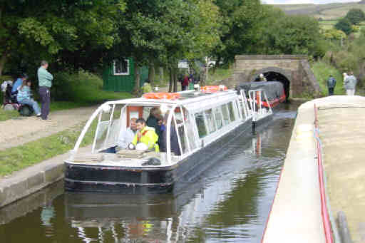 Passenger module at Standedge Tunnel, Huddersfield Narrow Canal