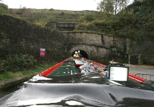 emerging at Tunnel End - Photo: Peter Burnet emerging at Tunnel End - Photo: Peter Burnet