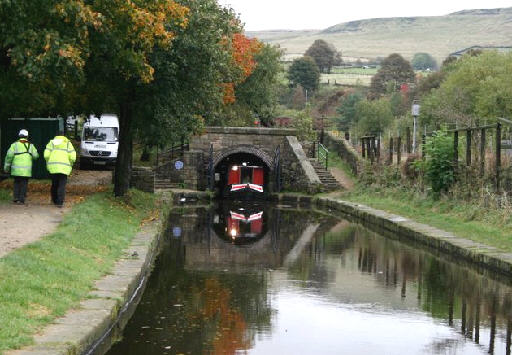 emerging at Diggle - Photo: Peter Burnet