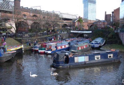 Save our Waterways protest at Castlefield