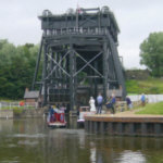 Anderton Lift from the River Weaver Anderton Lift