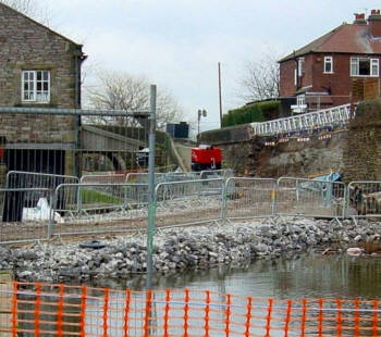 Repairs to Lock 15 at Marple