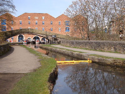 barrier at Portland Basin