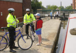 Police Patrols on the Rochdale Canal