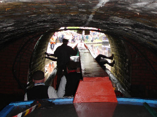 legging through the tunnel