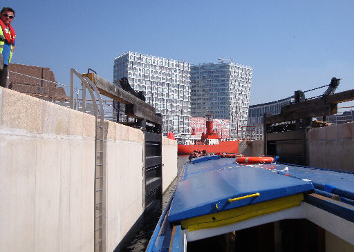 Mann Island Lock, Liverpool