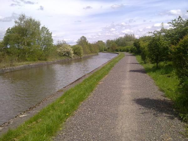 Improved towpath, Leigh Branch, Leeds and Liverpool Canal. Photo: Raymond Smith