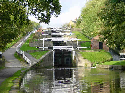 Bingley Five Rise Staircase Locks.