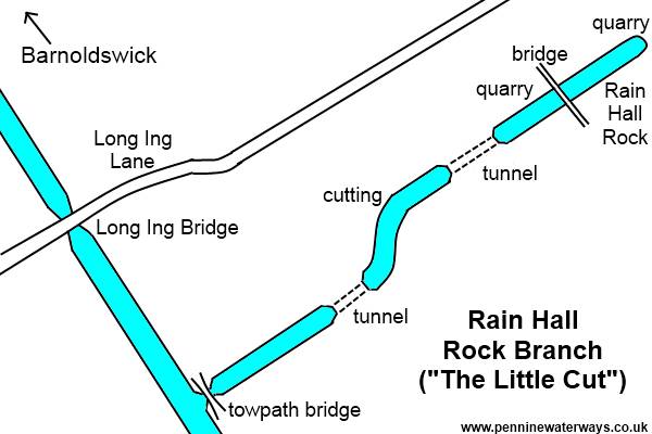 map of Rain Hall Rock Branch