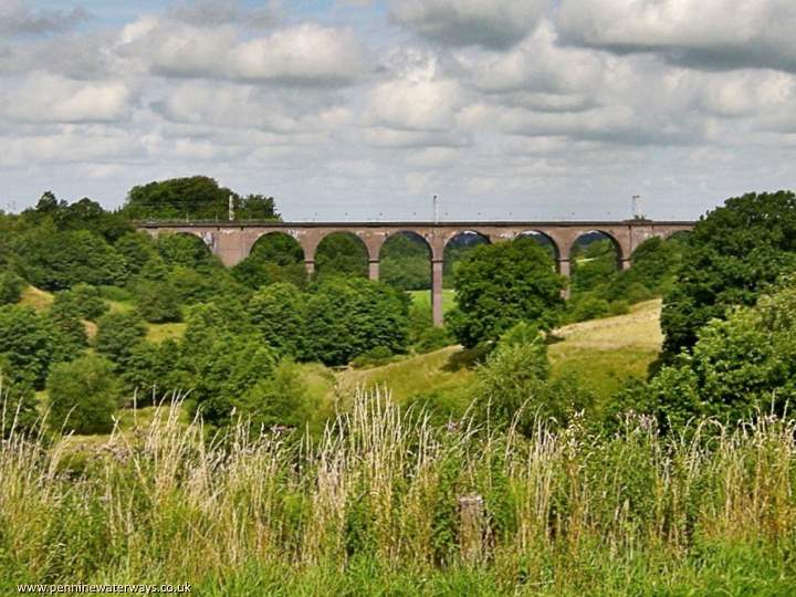 Railway Viaduct seen from Macclesfield Canal Railway Viaduct seen from Macclesfield Canal
