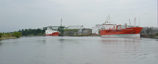Tankers at Ince, Manchester Ship Canal