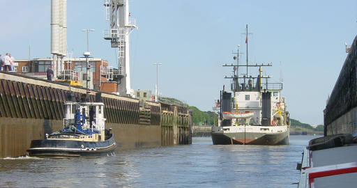 Eastham Lock, Manchester Ship Canal