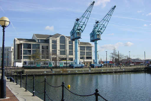 Metrolink at Salford Quays