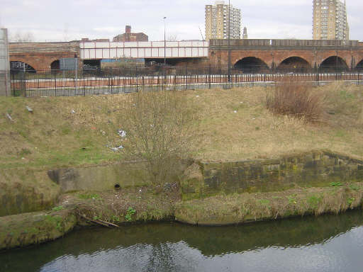 former junction with River Irwell