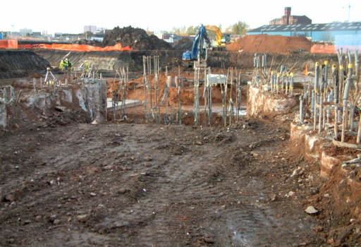 site of new lock - photo: John Fletcher