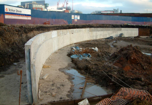 above new lock - photo: John Fletcher