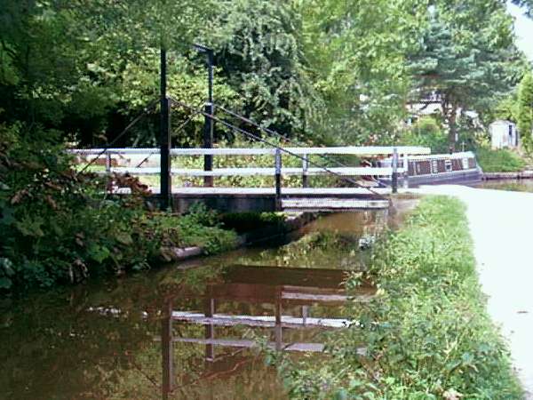 Higgins Clough swing bridge